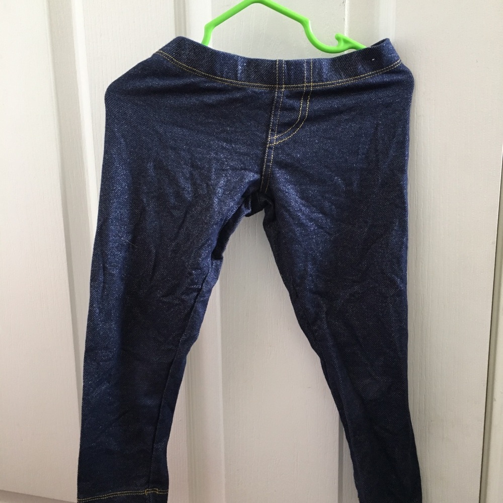 Girls wonder nation shimmery leggings XS